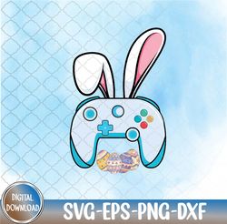Boys Easter, Video Gamer Bunny Egg Hunt Svg, Eps, Png, Dxf