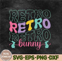 Retro Bunny Svg, Easter Bunny Svg, Smiley Bunny, Easter Vibes Svg, Digital Download