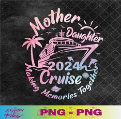 Funny Mom Daughter Vacation Png, Sublimation Design