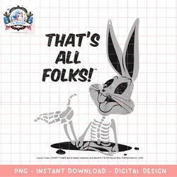 Kids Looney Tunes Bugs Bunny That_s All Folks PNG Download copy