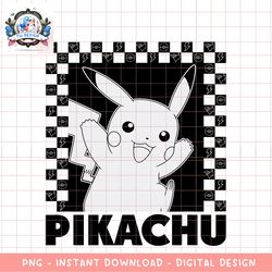 Pokemon  Pikachu Checkers png, digital download, instant