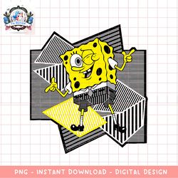 SpongeBob SquarePants Geometric SquarePants png, digital download, instant