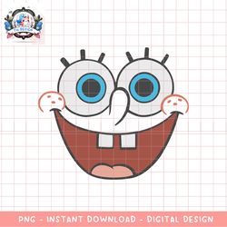 Spongebob SquarePants Large Smile png, digital download, instant