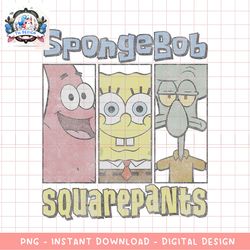 SpongeBob SquarePants Patrick _ Squidward Panels png, digital download, instant