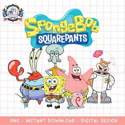 Spongebob Squarepants With All Characters T- Shirts