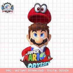 Super Mario Odyssey Game Logo Cappy Mario Sweatshirt