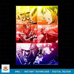 Attack on Titan Eren Vs. Giant Titan PNG Download PNG Download copy