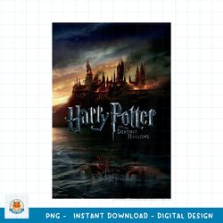 Kids Harry Potter And The Deathly Hallows Hogwarts Poster PNG Download copy
