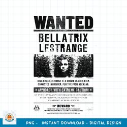 Kids Harry Potter Bellatrix Lestrange Wanted Poster PNG Download copy