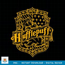 Kids Harry Potter Hufflepuff Detailed Crest png, digital download
