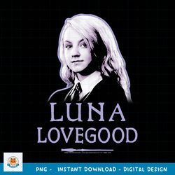 Kids Harry Potter Luna Lovegood Portrait png, digital download