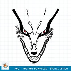 Kids Naruto Shippuden Nine Tailed Demon Fox Giant Face png, digital download