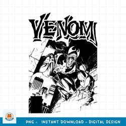 marvel venom street cover comic illustration graphic png, digital download png, digital download.pngmarvel venom street