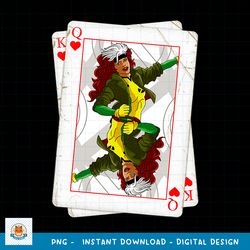 Marvel X-Men Rogue Playing Card 90s png, digital download