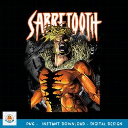Marvel X-Men Sabretooth Release Inner Beast Graphic png, digital download png, digital download