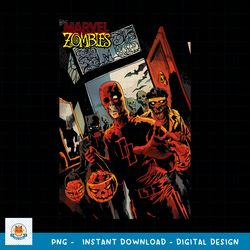 Marvel Zombies Daredevil Zombie Poster Halloween png, digital download