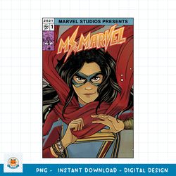 Ms. Marvel Kamala Khan Comic Cover png, digital download