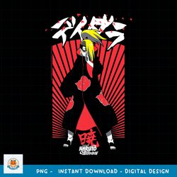 Naruto Shippuden Deidara Jutsu with Kanji png, digital download