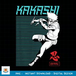 Naruto Shippuden Kakashi Line Slide png, digital download