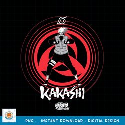 Naruto Shippuden Kakashi Sharingan Eye Symbol png, digital download
