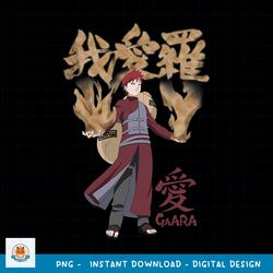 Naruto Shippuden Gaara Kanji png, digital download