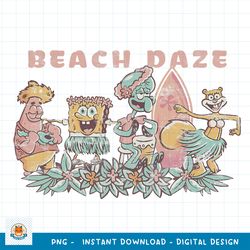 SpongeBob SquarePants Beach Daze Group Shot png, digital download