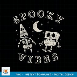 SpongeBob SquarePants and Patrick Halloween Spooky Vibes png, digital download