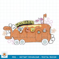 SpongeBob SquarePants Bikini Bottom Bus png, digital download