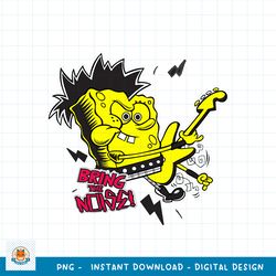Spongebob SquarePants Bring The Music Rocker png, digital download