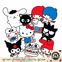 Hello Kitty and Friends Hello Sanrio USA Americana PNG Download copy