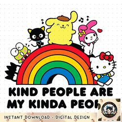 Hello Kitty and Friends Kind People Are My Kinda People PNG Download copy