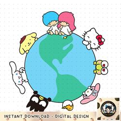 Hello Kitty and Friends Sanrio Earth PNG Download copy