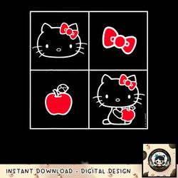 Hello Kitty Bow and Apple Tee Shirt copy