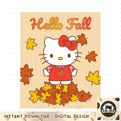 Hello Kitty Hello Fall Autumn Harvest Season Leaves PNG Download.pngHello Kitty Hello Fall Autumn Harvest Season Leaves