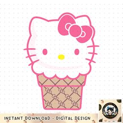 Hello Kitty Ice Cream Cone PNG Download copy