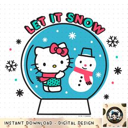 Hello Kitty Let it Snow Globe Tee Shirt copy