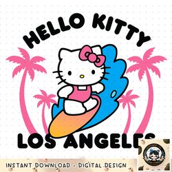 Hello Kitty Los Angeles Surfing PNG Download copy