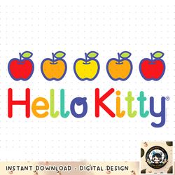 Hello Kitty Rainbow Apples PNG Download copy