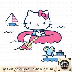 Hello Kitty Summer Boat png, digital download, instant