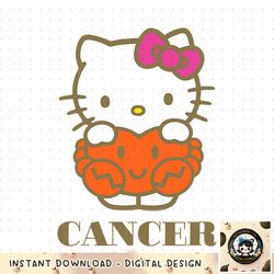 Hello Kitty Zodiac Cancer png, digital download, instant