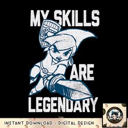 Legend Of Zelda My Skills Are Legendary Sketch Logo png, digital download, instant