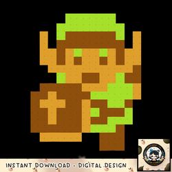 Legend Of Zelda Pixelated Link Portrait png, digital download, instant