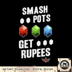 Legend Of Zelda Smash Pots Get Rupees Portrait png, digital download, instant