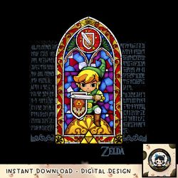 Nintendo Zelda Stained Glass Protector Graphic png, digital download, instant png, digital download, instant