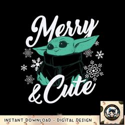 Star Wars The Mandalorian Christmas The Child Merry _ Cute png, digital download, instant