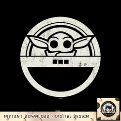 Star Wars The Mandalorian Grogu Floating Pod Sticker png, digital download, instant