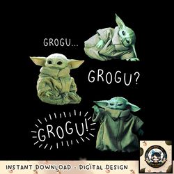 Star Wars The Mandalorian Grogu Grogu Grogu R14 png, digital download, instant