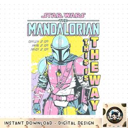 Star Wars The Mandalorian Pop Art Poster png, digital download, instant