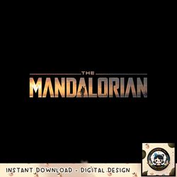 Star Wars The Mandalorian Series Logo png, digital download, instant