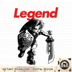 The Legend Of Zelda Link Legend Portrait png, digital download, instant